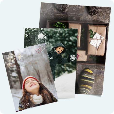 Große Drucke mit Kinder und Marienkäfer 